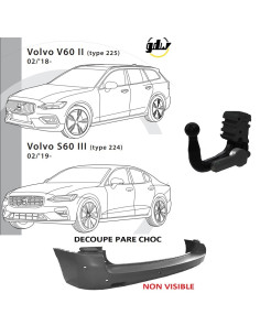 2303T60  ATTELAGE VOLVO V 60 II DE 02/18 -   