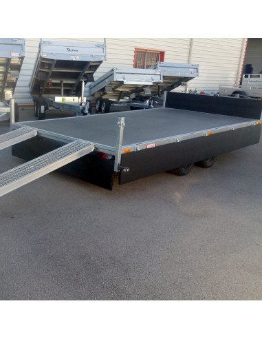 PLATEAU RIDELLES BLACK RAMPE PREMIUM INTEGREES 406*204 2700 KG PTC (Saris)