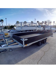 PLATEAU RIDELLES 406*204 BLACK 3500 KG PTC (Saris)