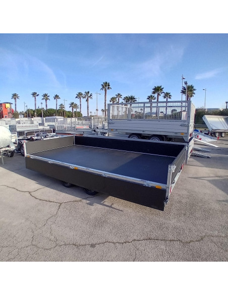 PLATEAU RIDELLES 406*204 BLACK 3500 KG PTC (Saris)