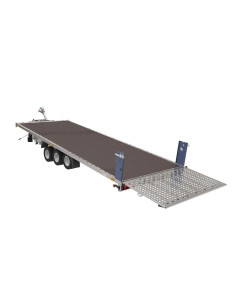remorque porte engin TP 588X210 3 ESSIEUX 3500 KG PONT (Saris) 2
