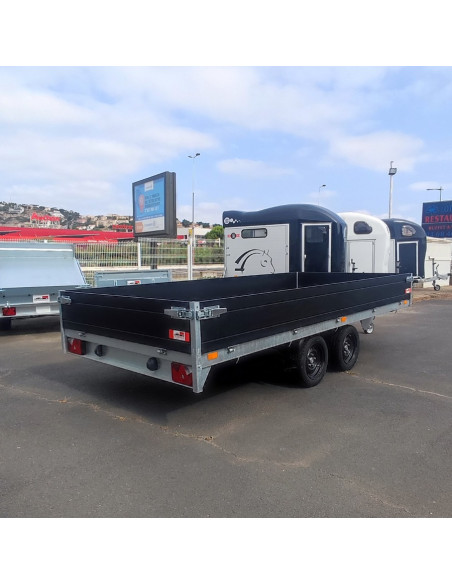 PLATEAU RIDELLES Black 406*184 3500 KG PTC (Saris)