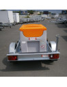 REMORQUE DISTRIBUTION DE GNR 430L PTC 750 KG MAIN D'ATTELAGE