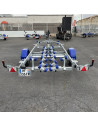 REMORQUE IMMATRICULEE PORTE BATEAU 1350 KG HF-338-FM MODELE EXPO
