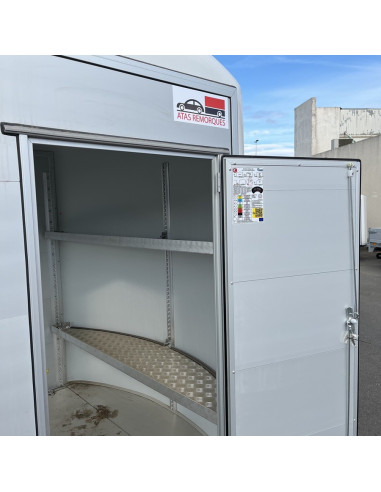 FOURGON C400 1300 KG ALU & POLY BLANC + P.LATERALE (Debon) PROMO STOCK UNIQUEMENT