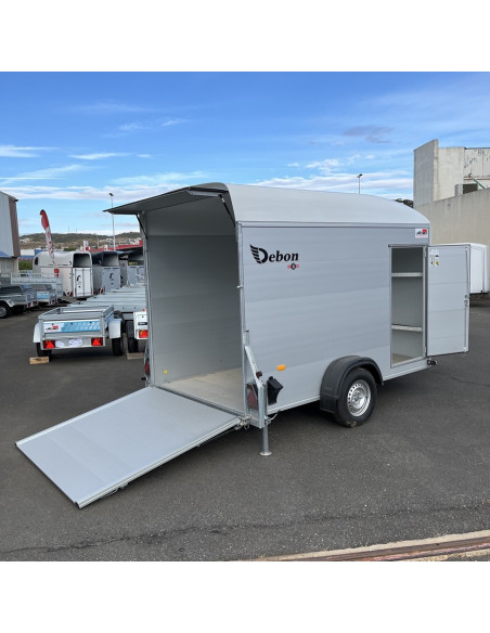 FOURGON C400 1300 KG ALU & POLY BLANC + P.LATERALE (Debon) PROMO STOCK UNIQUEMENT