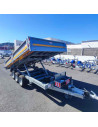 DESTOCKAGE BENNE TIPPER 360*200 - 3500 KG PTC - 3 ESSIEUX (Brian James) STOCK UNIQUEMENT