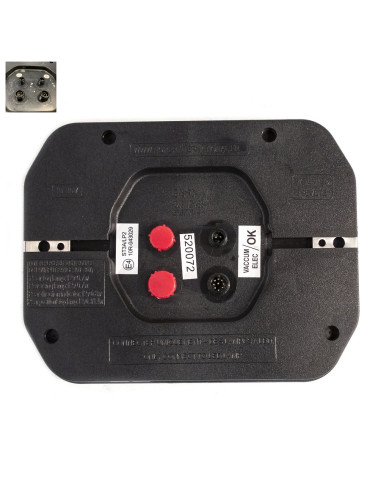 FEU A LED DROIT NOREP 520072 - 6 FONCTIONS (185x145x35) (Norep)