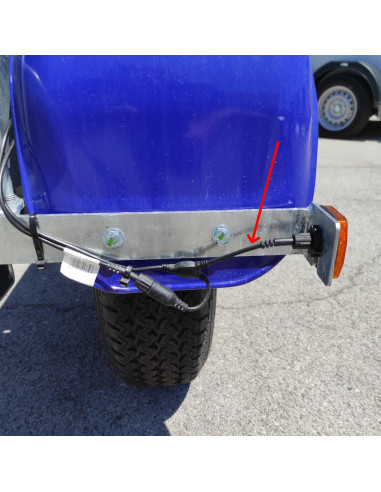 CABLE CONNECTIQUE EN Y - 2 CONDUCTEURS - 0,3M POUR FEU GABARIT POSITION (Norep)