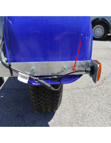 CABLE CONNECTIQUE EN Y - 2 CONDUCTEURS - 0,3M POUR FEU GABARIT POSITION (Norep)