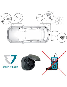 21040542 FAISCEAU SPECIFIQUE 13 BROCHES MERCEDES
