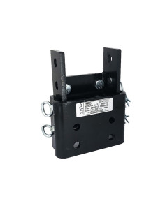 PLATINES SUPPORT DE BOULE ALKO - HAUTEUR REGLABLE 4 TROUS SUR 150MM (Bradley)
