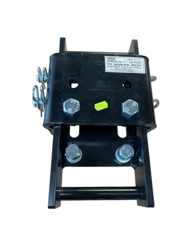 PLATINES SUPPORT DE BOULE ALKO - HAUTEUR REGLABLE 4 TROUS SUR 200MM (Bradley)