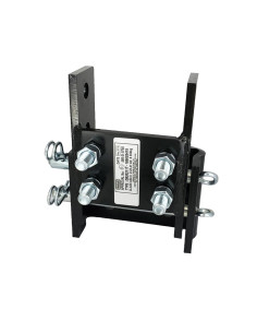 PLATINES SUPPORT DE BOULE ALKO - HAUTEUR REGLABLE 4 TROUS SUR 150MM (Bradley) 2
