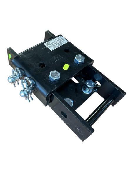 PLATINES SUPPORT DE BOULE ALKO - HAUTEUR REGLABLE 4 TROUS SUR 200MM (Bradley)