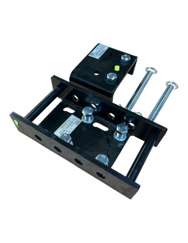 PLATINES SUPPORT DE BOULE ALKO - HAUTEUR REGLABLE 4 TROUS SUR 200MM (Bradley)