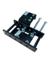 PLATINES SUPPORT DE BOULE ALKO - HAUTEUR REGLABLE 4 TROUS SUR 200MM (Bradley)