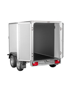 FOURGON GO 256*134*150 2000 KG - P.LATERALE BOIS BLANC (Saris) 2