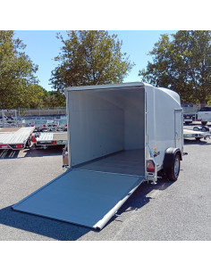 FOURGON CARGO XL BLANC - 323x166x164 - 1300 KG - POLYESTER - P. LATERALE (Debon) 2