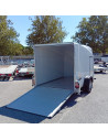 FOURGON CARGO XL BLANC - 323x166x164 - 1300 KG - POLYESTER - P. LATERALE (Debon)