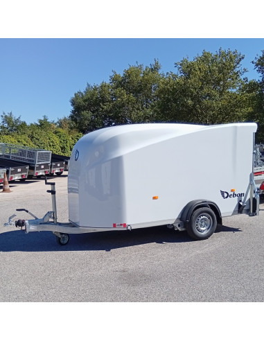 FOURGON CARGO XL BLANC - 323x166x164 - 1300 KG - POLYESTER - P. LATERALE (Debon)