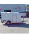 FOURGON CARGO XL BLANC - 323x166x164 - 1300 KG - POLYESTER - P. LATERALE (Debon)