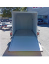 FOURGON CARGO XL BLANC - 323x166x164 - 1300 KG - POLYESTER - P. LATERALE (Debon)
