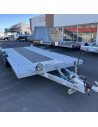 DESTOCKAGE PORTE VOITURE A Transporter 550*210 - 3500 KG PTC BASC HYDRAU TREUIL M (Brian james)