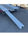 DESTOCKAGE PORTE VOITURE A Transporter 550*210 - 3500 KG PTC BASC HYDRAU TREUIL M (Brian james)