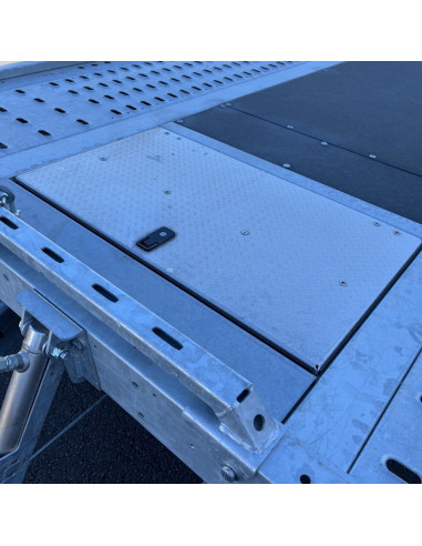 DESTOCKAGE PORTE VOITURE A Transporter 550*210 - 3500 KG PTC BASC HYDRAU TREUIL M (Brian james)