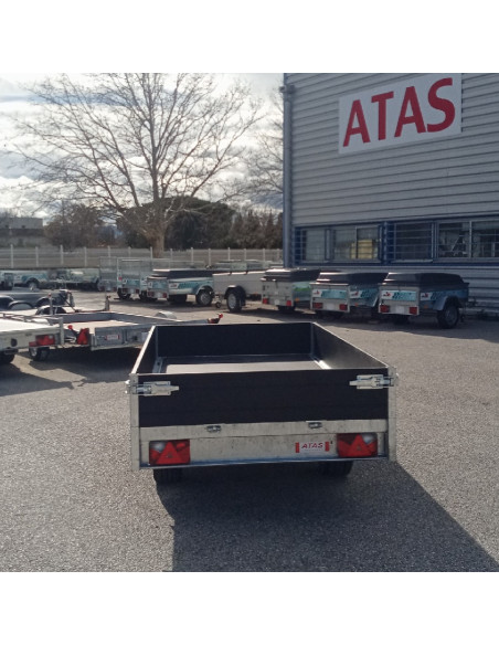 PLATEAU RIDELLE Black 276*150 2000 KG PTC 2 ESSIEUX (Saris)