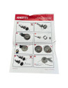KIT MACHOIRES DE FREIN 250X40 TYPE 25-2025 A REAJUSTEMENT AUTOMATIQUE (Knott)