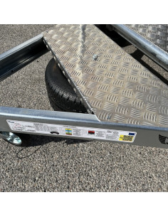 KIT ROUE DE SECOURS 195/50x10" + SUPPORT / ROADSTER CAMP V3 (Debon) 2