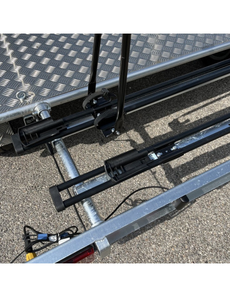 KIT 2 VELOS + SUPPORT + RAIL MAINTIEN CADRE / ROADSTER CAMP V3 (Debon)