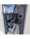 REMORQUE FOOD TRUCK - AIR CHEF PLUS - 750 KG - BLANC - MEUBLES INOX+ELEC+EVIER+FROID