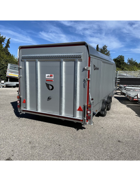 FOURGON ROADSTER 2000 - 550x220x204 - 3500 KG -  GRIS (Debon)