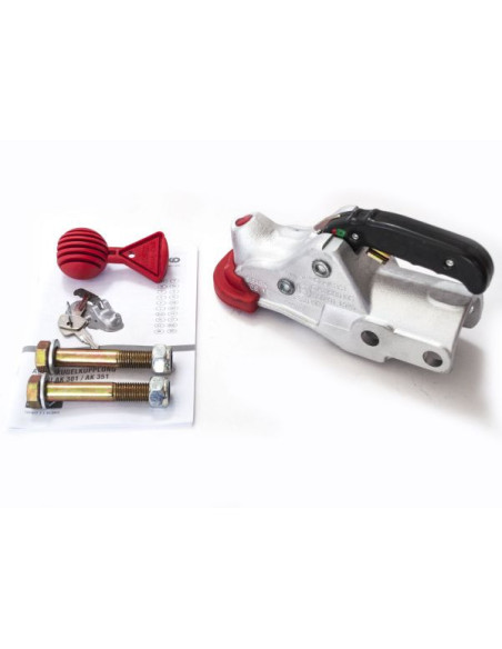 ALKO TETE D ATTELAGE FONTE AK351 3500KG - DIAM 60 - PERCAGE HORIZ. ANTIVOL PROTECTION