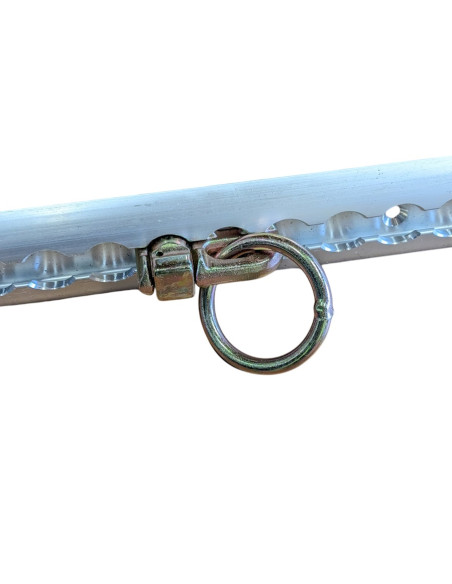 PION POUR RAIL AERO - DOUBLE ANNEAU D'ARRIMAGE - Ø 45 mm - FORCE 1800 KG