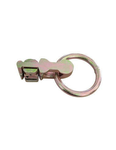 PION POUR RAIL AERO - DOUBLE ANNEAU D'ARRIMAGE - Ø 45 mm - FORCE 1800 KG