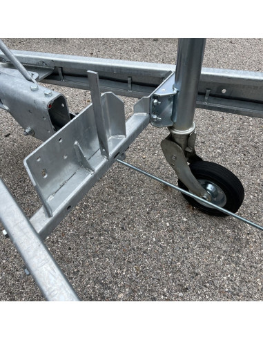 TRAVERSE ROUE JOCKEY  NU / PV 1 & 2 ESSIEUX (Lider)
