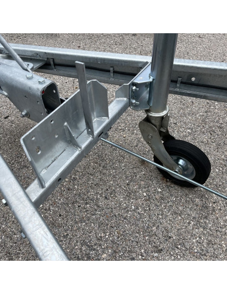TRAVERSE ROUE JOCKEY  NU / PV 1 & 2 ESSIEUX (Lider)