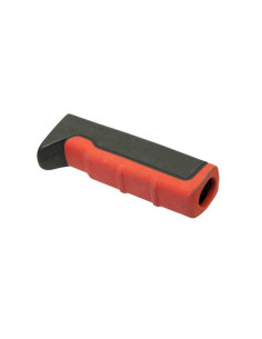 POIGNEE CAOUTCHOUC POUR LEVIER DE FREIN A MAIN Noir/Rouge (Alko)
