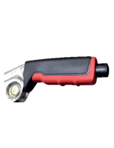 POIGNEE CAOUTCHOUC POUR LEVIER DE FREIN A MAIN Noir/Rouge (Alko) 2