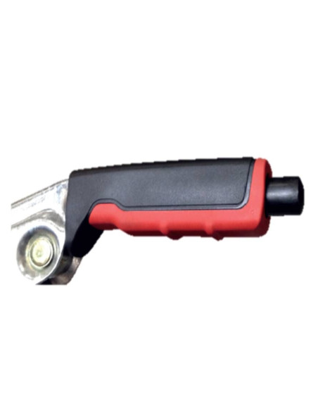 POIGNEE CAOUTCHOUC POUR LEVIER DE FREIN A MAIN Noir/Rouge (Alko)