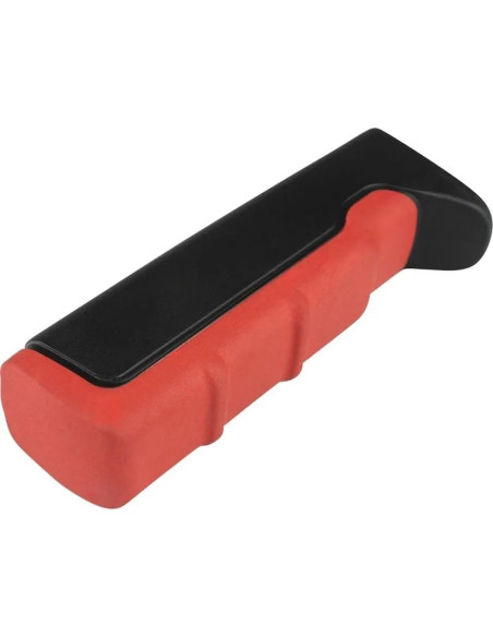 POIGNEE CAOUTCHOUC POUR LEVIER DE FREIN A MAIN Noir/Rouge (Alko)