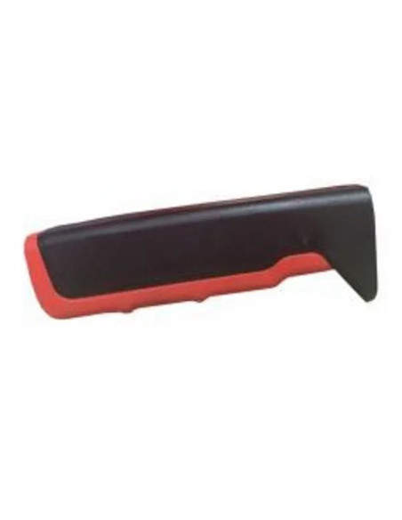 POIGNEE CAOUTCHOUC POUR LEVIER DE FREIN A MAIN Noir/Rouge (Alko)