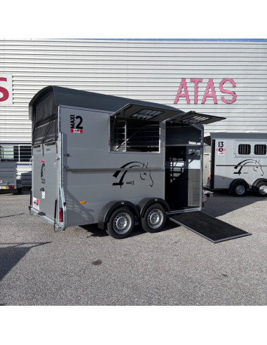 MAXI 2 - Van chevaux  2 PLACES DIAGONAL PONT ARRIERE (Cheval liberté) Stock uniquement