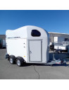 DERNIER MODELE GOLD ONE WHITE LINE - Van chevaux BLANC 1 PLACE 1/2 Stock uniquement