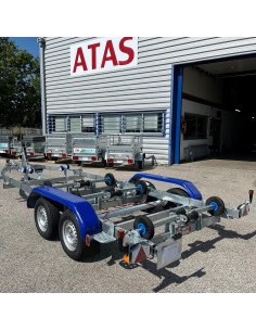 DESTOCKAGE PORTE-BATEAU 1800 KG PTC - EASY FIT 2 ESSIEUX (Sunway) MODELE EXPO IMMATRICULE