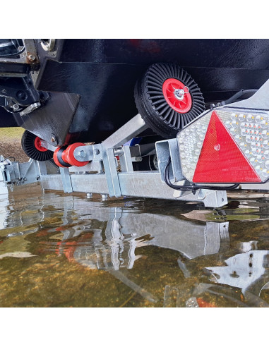 DESTOCKAGE PORTE-BATEAU 1800 KG PTC - EASY FIT 2 ESSIEUX (Sunway) MODELE EXPO IMMATRICULE